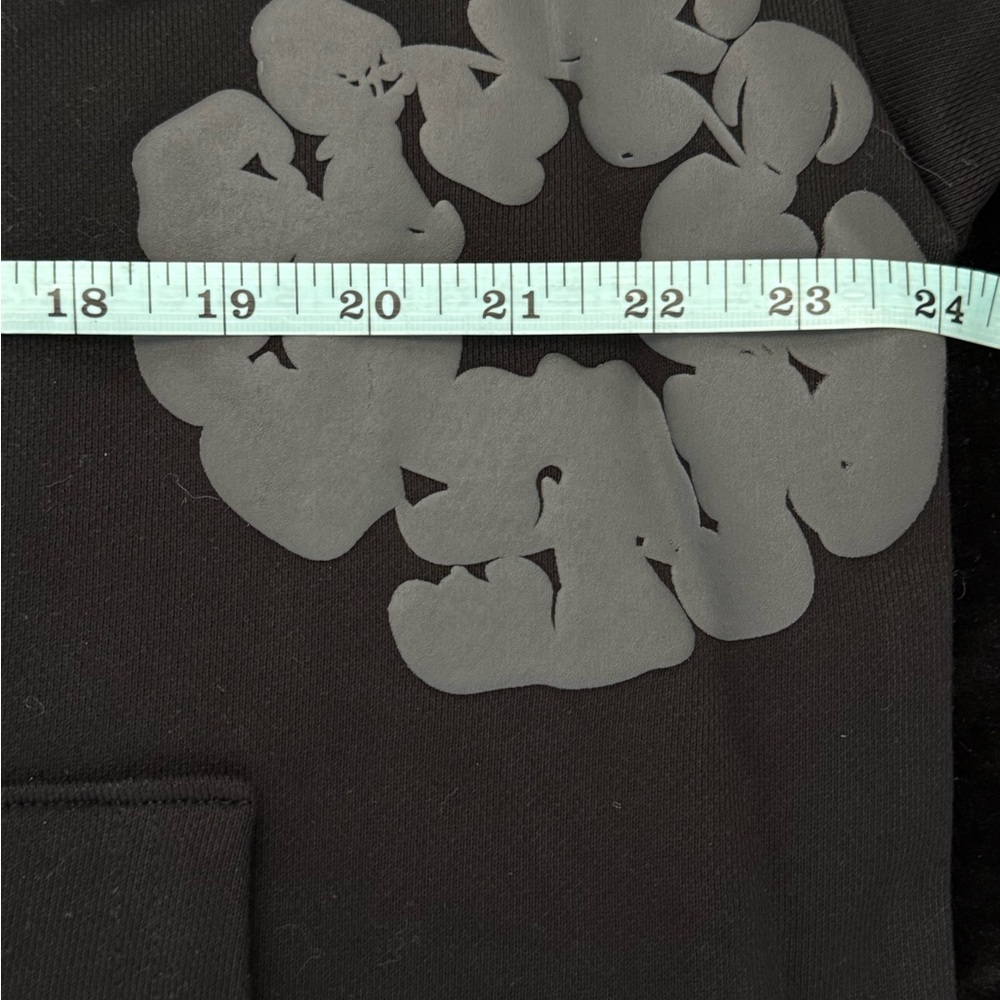 Black denim tears cotton wreath Hoodie - Picture 7 of 7